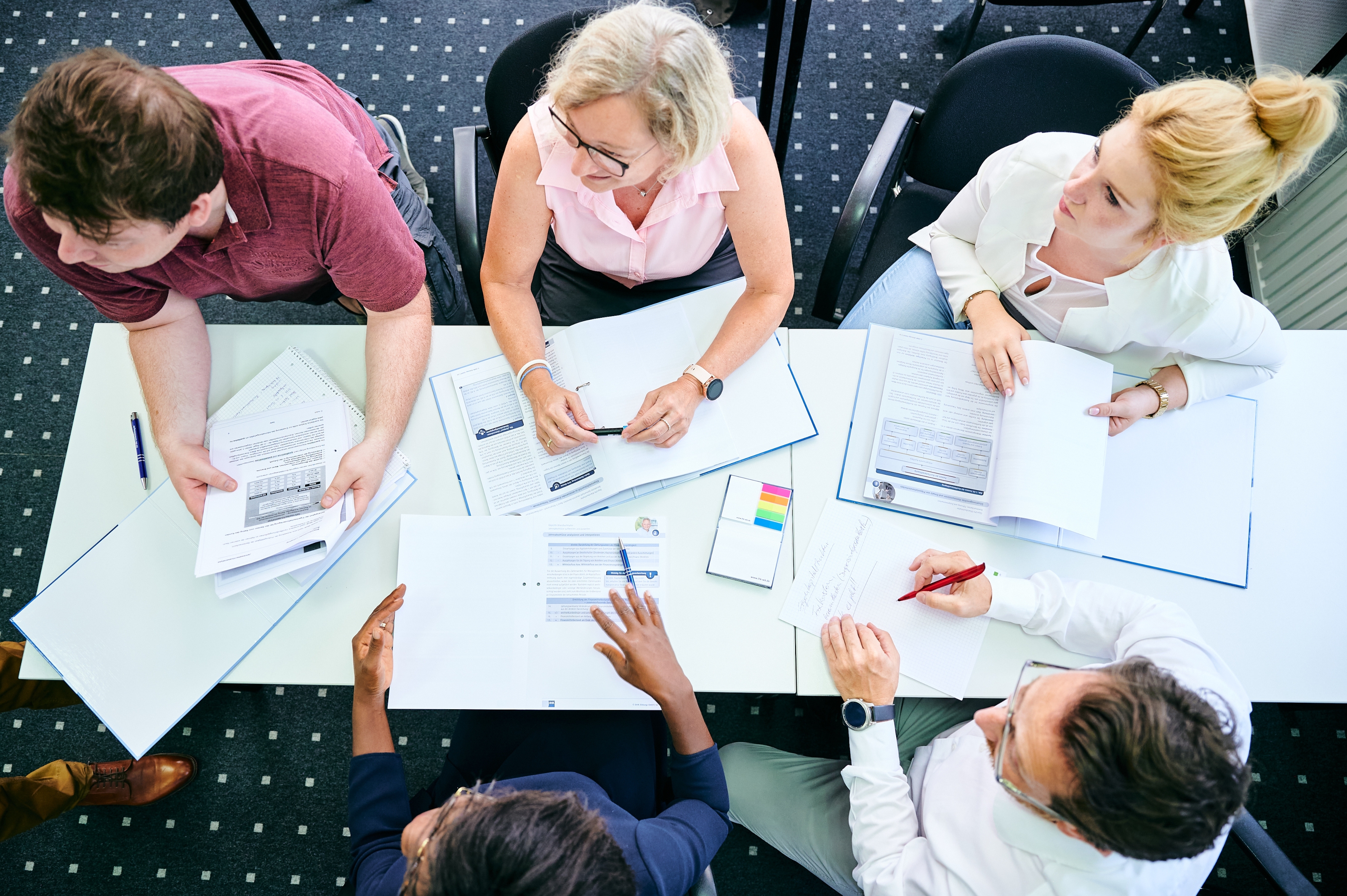 Seminarraum mit Teilnehmer