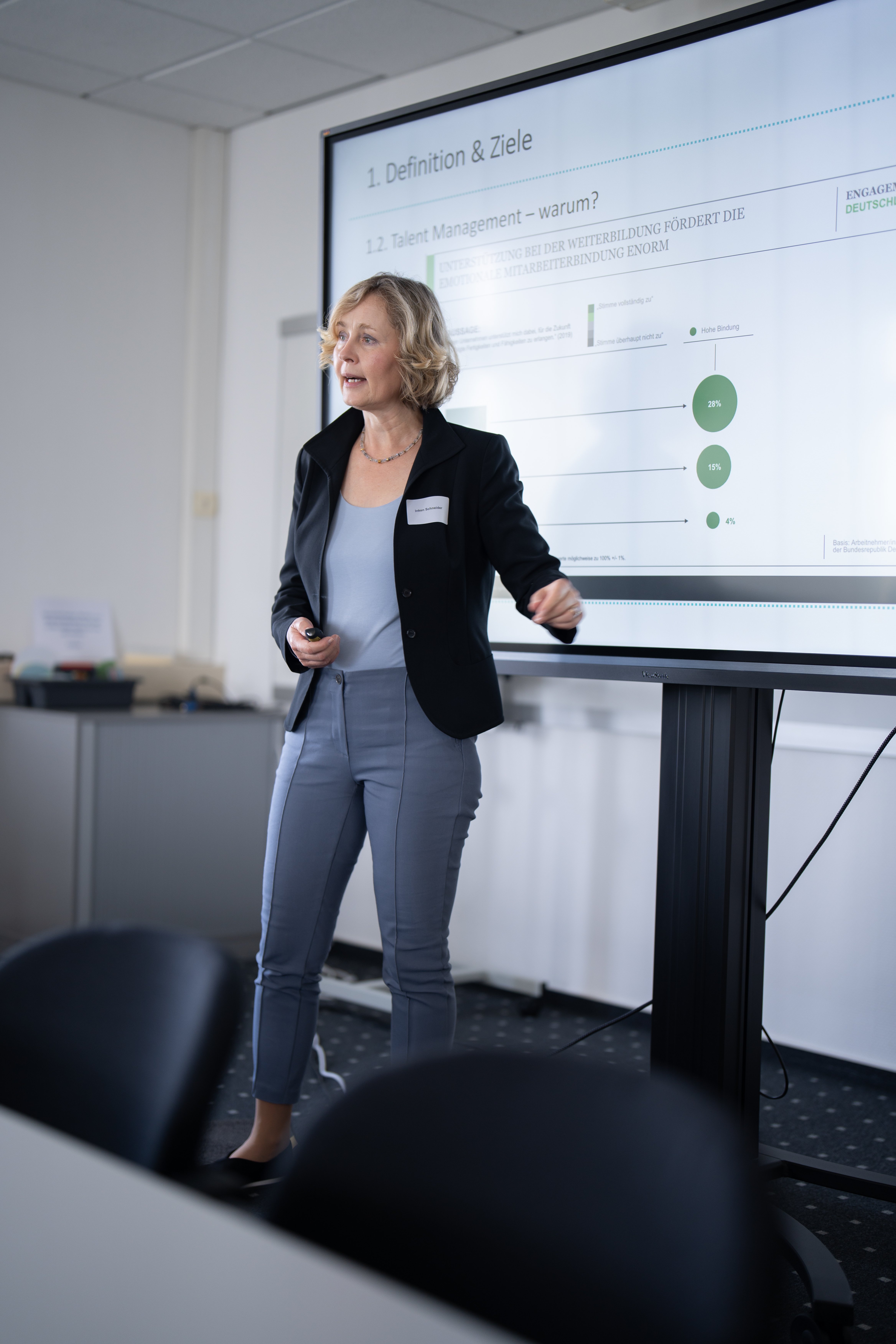 Dozentin beim Personalertag 2023. Dozentin beim Personalertag 2023.