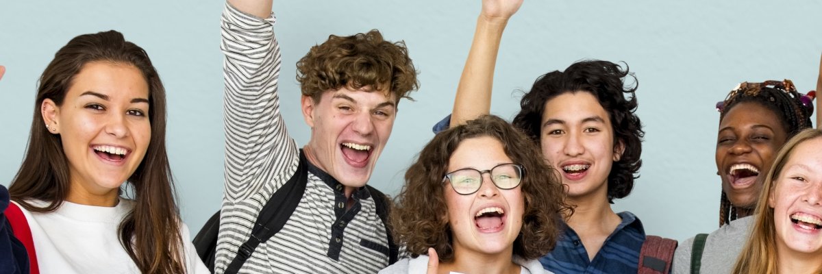 Eine Gruppe junger Auszubildende